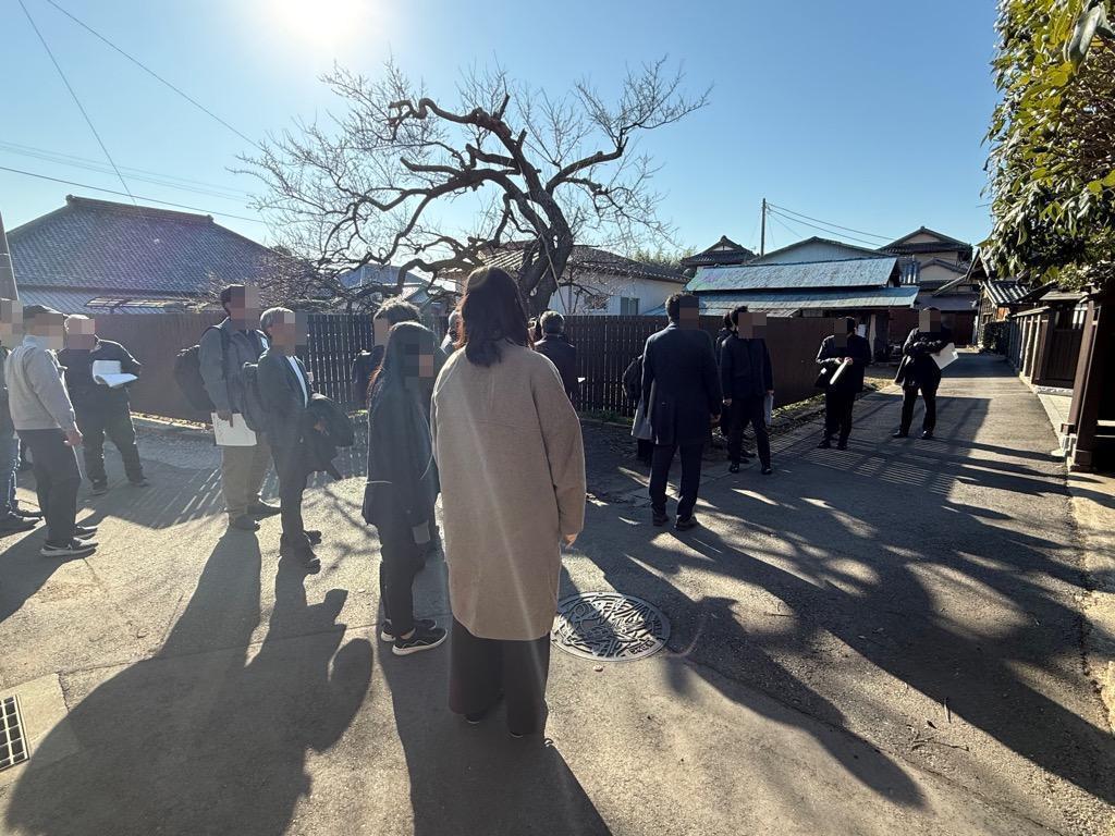 2026年1月13日「住民の声を聴く」小田地区　まちあるき